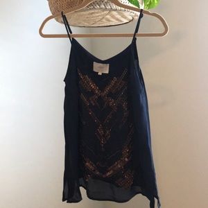 Madison Marcus beaded tank